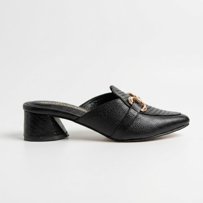 MULE X FOLIA EN CUERO