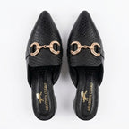 MULE X FOLIA EN CUERO